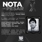 NOTA DE PESAR